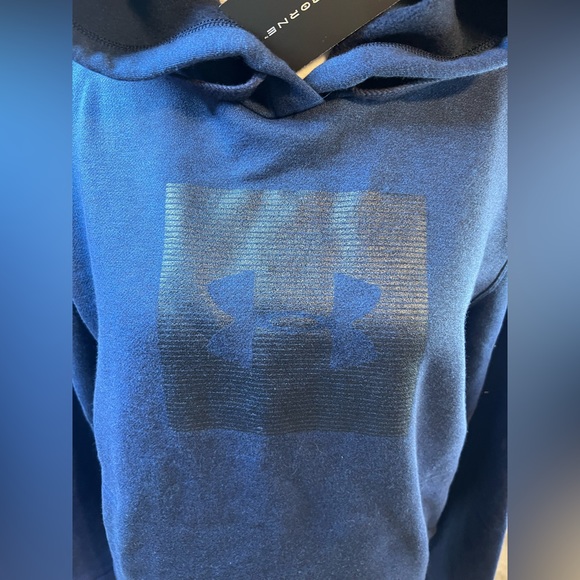 NWT Under Armour Blue Hooded Sweatshirt, size SP - Picture 6 of 6